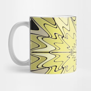 Purple & Yellow 70s Stained Glass Window Mug